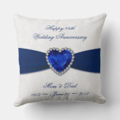 ソフトダマスク45結婚周年記念装飾用クッション クッション (裏面)