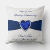 ソフトダマスク45結婚周年記念装飾用クッション クッション (正面)