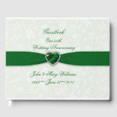 ソフトダマスク55th結婚周年記念ゲストブック ゲストブック (正面)