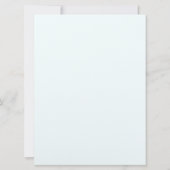 「ソフトチューリップ」ウェディング・インビテーション 招待状 (裏面)