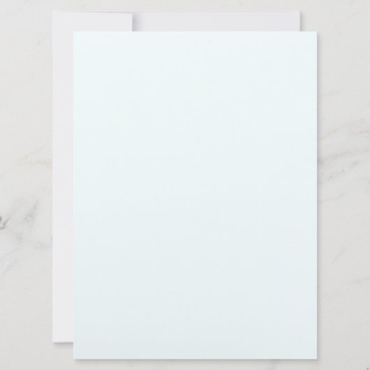 「ソフトチューリップ」ウェディング・インビテーション 招待状 (裏面)