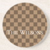 ソフトチョコレートスクウェア コースター (正面)