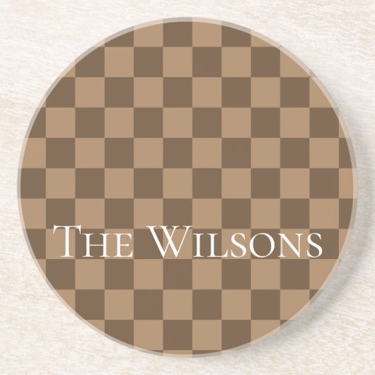 ソフトチョコレートスクウェア コースター (正面)