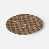 ソフトチョコレートスクエア ペーパープレート (アングル)