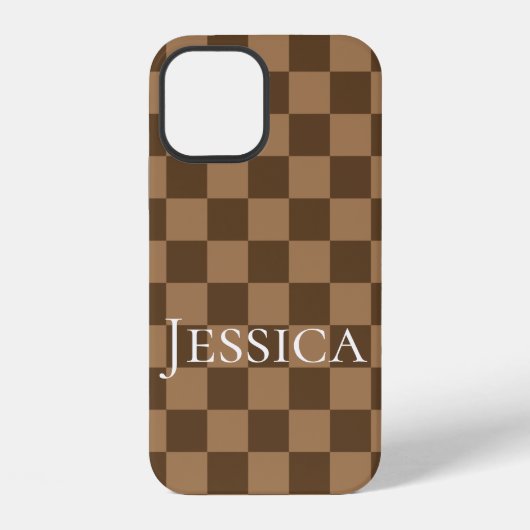 ソフトチョコレートスクエア iPhoneケース (裏面)