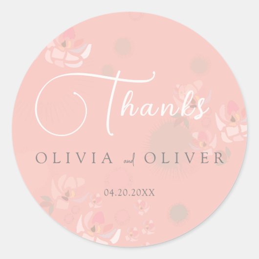 ソフトティーバラ結婚ズ ラウンドシール (正面)