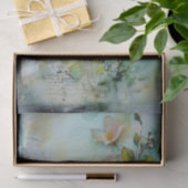 ソフトティール（緑がかった色）混合メディア 薄葉紙 (ギフト)