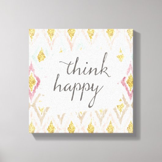 ソフトデコV |幸せ考えに キャンバスプリント (正面)