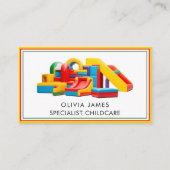 ソフトトイ遊ズ託保育園ナニーベビーシッター 名刺 (正面)