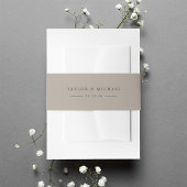 ソフトトペパーソナライズされた結婚ーズ 招待状ベリーバンド