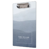 ソフトトランクルグレイ抽象芸術風景 クリップボード (左)