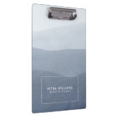 ソフトトランクルグレイ抽象芸術風景 クリップボード (右)