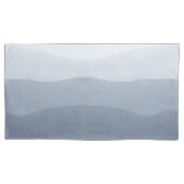 ソフトトランクルグレイ抽象芸術風景 枕カバー (正面)