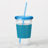 ソフトトーンパーソナライズされたライオン アクリルタンブラー (裏面)