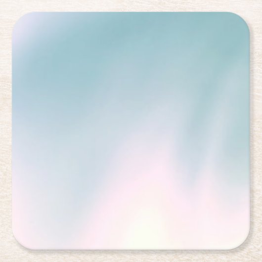 ソフトトーン紙コースター スクエアペーパーコースター (正面)