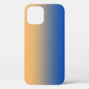 ソフトトーン金ゴールドイエローオレンジブルー iPhone 12 PROケース