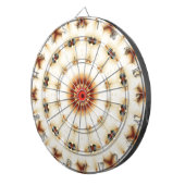 ソフトドリーミークリーム花柄 ダーツボード (正面右)