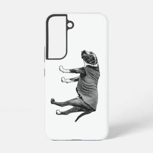 ソフトドレープ、安定した画面 SAMSUNG GALAXYケース (裏面)