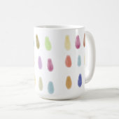 ソフトドロップオリジナルコンテンポラリーのカラーパターン コーヒーマグカップ (正面右)