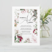 ソフトナチュラル結婚式招待状 招待状 (スタンド正面)