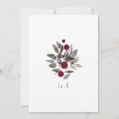 ソフトナチュラル結婚式招待状 招待状 (裏面)