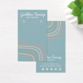 ソフトニュートラルイヤリングネックレスジュエリーディスプレイカード (デスク)