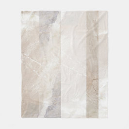 ソフトニュートラル幾何ストライプ抽象芸術毛布 フリースブランケット