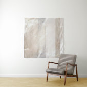 ソフトニュートラル幾何抽象芸術ウォールアート タペストリー (インサイチュ)