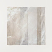 ソフトニュートラル幾何抽象芸術ウォールアート タペストリー (正面)