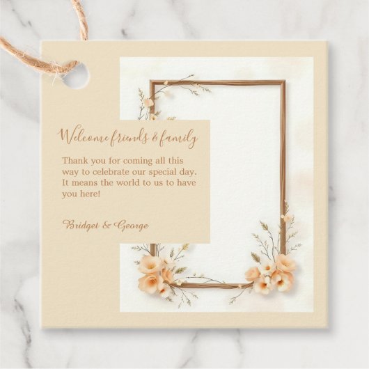 ソフトニュートラル結婚植物薬 フェイバータグ (正面)