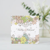 ソフトニュートラル開花結婚式招待状招待状 招待状 (スタンド正面)