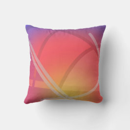 ソフトネオン層抽象デザイン クッション