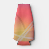 ソフトネオン層抽象デザイン ボトルクーラー (正面)