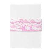 ソフトハッピーバラクラウドデコール 招待状ベリーバンド (裏面例)