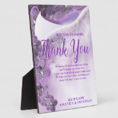 ソフトバイオレットオーキッ感謝していチユー フォトプラーク (側面)