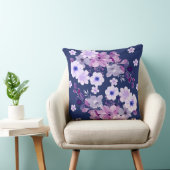 ソフトバイオレットハウスフローラ装飾用クッション クッション (椅子)