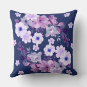 ソフトバイオレットハウスフローラ装飾用クッション クッション (裏面)