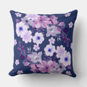 ソフトバイオレットハウスフローラ装飾用クッション クッション (正面)
