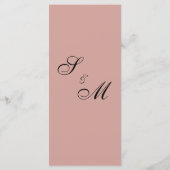 ソフトバラとグレイ結婚フローライズのメニュー メニュー (裏面)