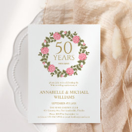 ソフトバラガーランド50周年記念ゴールデン結婚ズ 招待状
