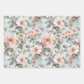 ソフトバラシリーズラッピング紙シート ラッピングペーパーシート (正面3)