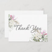 ソフトバラフローラと緑 サンキューカード (正面/裏面)