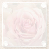 ソフトバラ赤面 ガラスコースター (裏面)