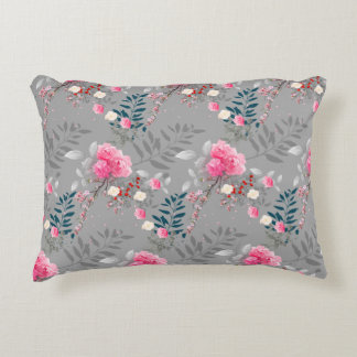 ソフトバラ（グレーの背景） アクセントクッション