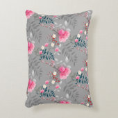 ソフトバラ（グレーの背景） アクセントクッション (正面(垂直))