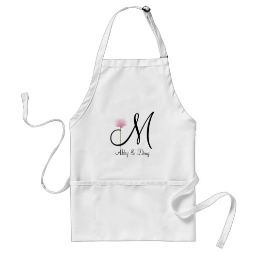 ソフトバラ（モノグラム） スタンダードエプロン (正面)