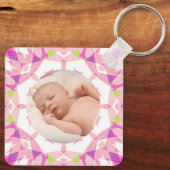 ソフトパかわいらしステルカスタムズ写真マザーズデイムーム キーホルダー (裏面)