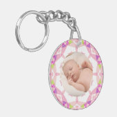 ソフトパかわいらしステルカスタムズ写真マザーズデイムーム キーホルダー (正面左)