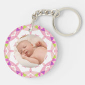 ソフトパかわいらしステルカスタムズ写真マザーズデイムーム キーホルダー (裏面)