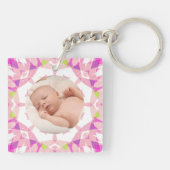 ソフトパかわいらしステルカスタムズ写真マザーズデイムーム キーホルダー (裏面)